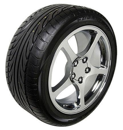 17" 18" 8.5/9.5 chrome c5 wheels falken tires rims fit camaro corvette