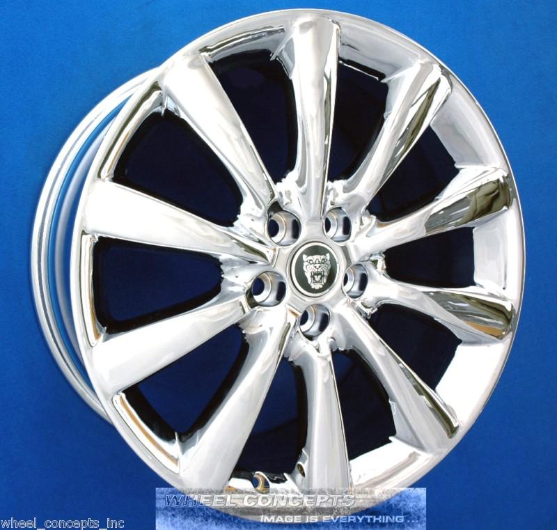 Jaguar xf xfr 19 inch chrome wheels rims xj8 xjr xj 8 l r xk oem "artura" 19x8.5