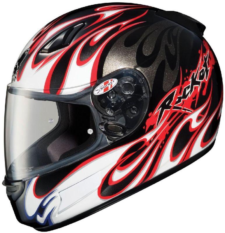 Joe rocket rkt-prime rampage red large motorcycle helmet lrg lg l