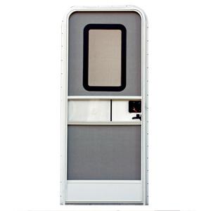 Ap products entry door, radius, 28x72, rh, polar white 015-217710