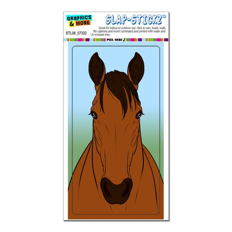Horse bay - slap-stickz™ automotive car window locker bumper sticker