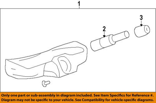 Gm oem 20803735 tire pressure sensor/part