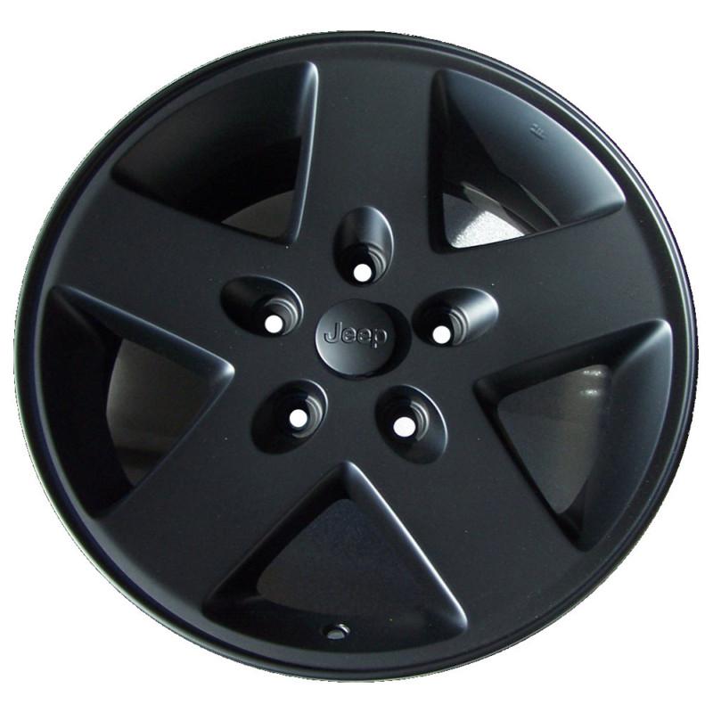 17" 2007-2013 jeep wrangler black factory oem wheels rims set of 4 
