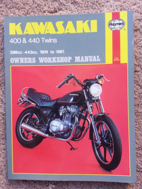 1974-1981 kawasaki kz400 kz 400 440 ltd twin haynes repair manual