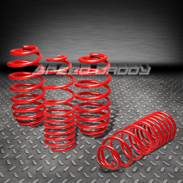 1.1"drop racing suspension lowering springs/spring 11-12 honda cr-z/crz zf1 red
