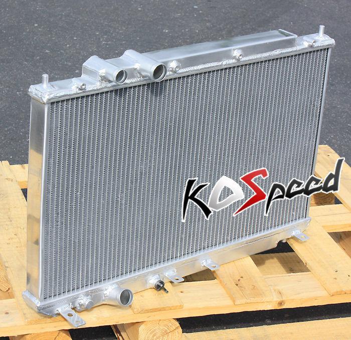 06-11 honda civic si fd2 k20 2.0 4cyl dual core 2 row aluminum racing radiator