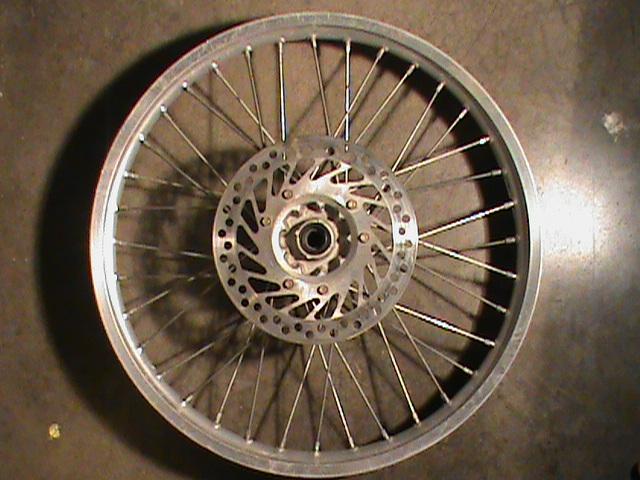 98 honda cr250 front rim complete with brake rotor 97 99