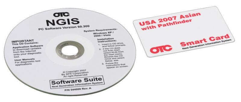 New 2007 asian smartcard w/ 3.0 software matco determinator scanner update set