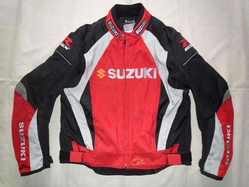 New motorcycle suzuki brave jacket red m l xl xxl