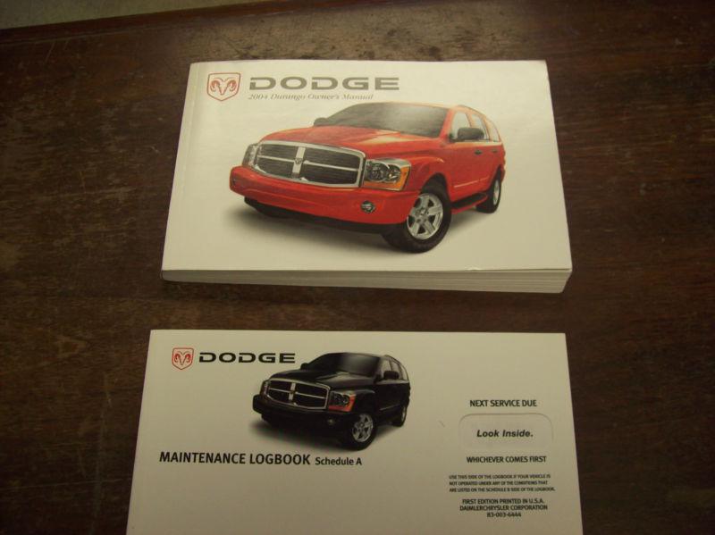 2004 dodge  durango owners manual