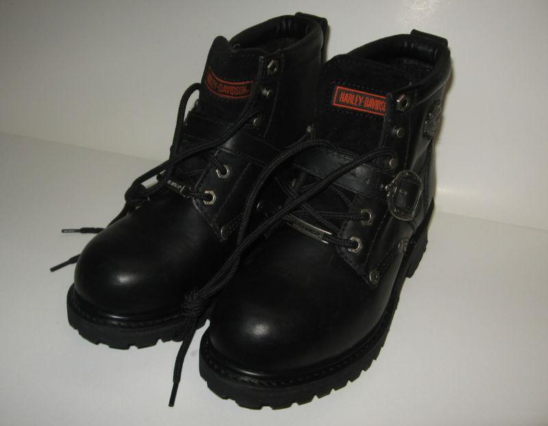 Pristine leather womans harley-davidson boots