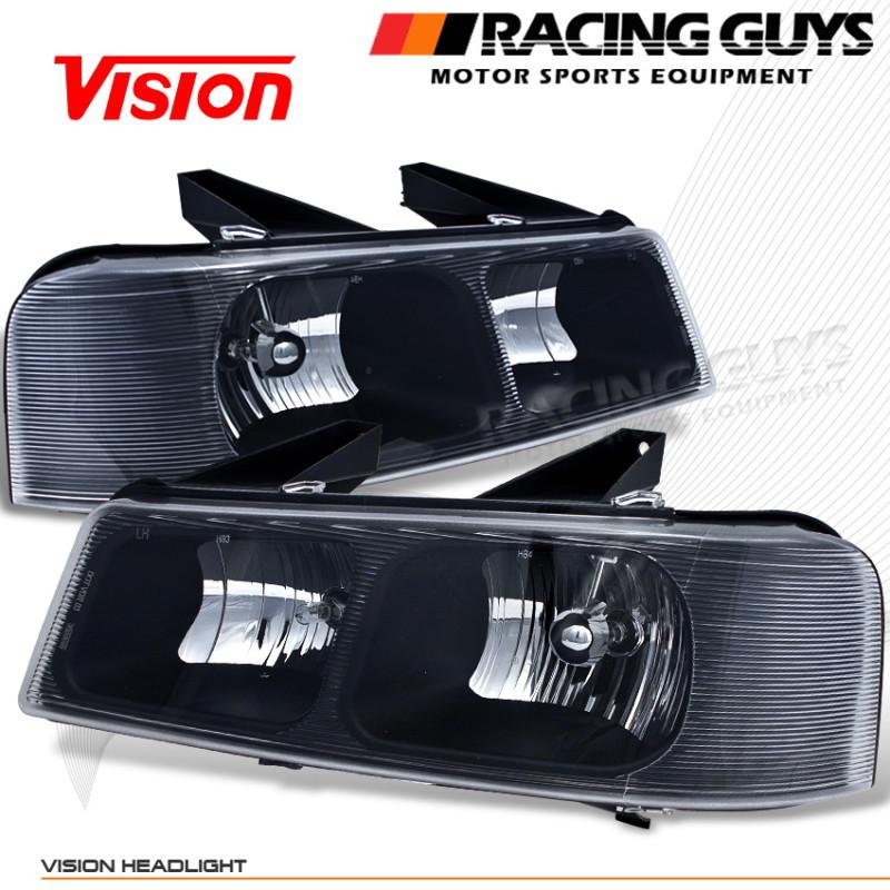 Vision head lights lamps cargo express van new set pair left+right assembly