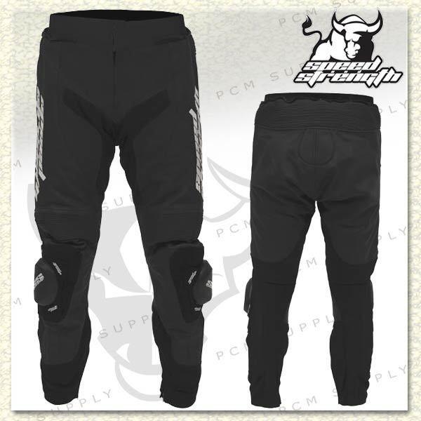 Speed & strength twist of fate leather motorcycle street pant