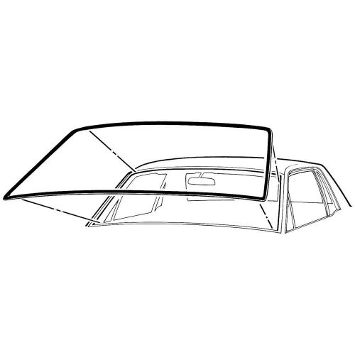 Scott drake c5zz-6503110-a mustang windshield weatherstrip 1965-1968