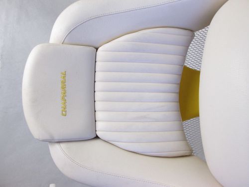 Chaparral white boat seat