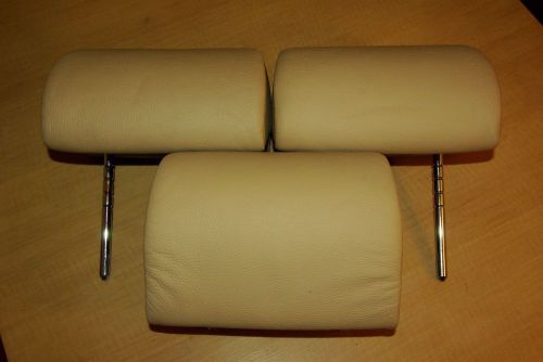 00-06 bmw e53 x5 set of 3 rear seat 2nd row headrest headrests head rest rests t