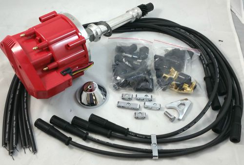 Bb chevy 65,000 volt new  h.e.i hei distributor kit w/ 8mm  wires 396 427 454