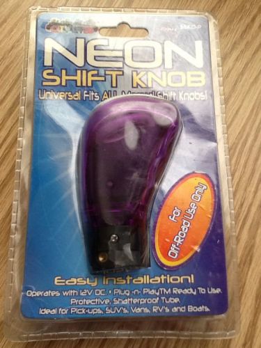 New citylites purple neon wire manual shift knob