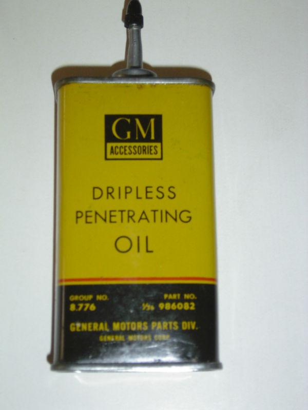  chevrolet gm nos dripless oil can 1940's