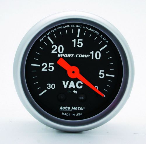 [3384] auto meter sport-comp; mechanical vacuum gauge