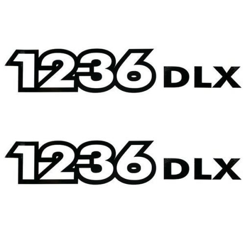 Tracker 1236 dlx boat decals (pair)