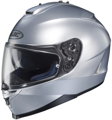 Hjc is-17 2014 solid helmet silver