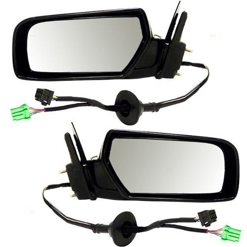 New pair set power side view mirror glass housing heat heated 03-07 cadillac cts