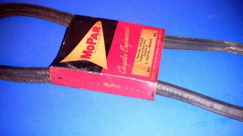 Vintage mopar belt pair part nos. 1401622 and 1401623