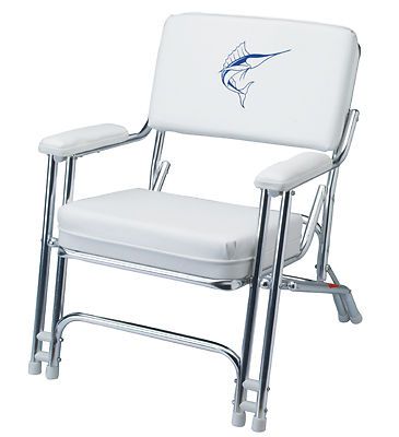 Garelick mariner chair with weatherproof sewn cushions boat seat seating