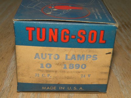 Vintage tung-sol auto light bulb 1890 24 volt