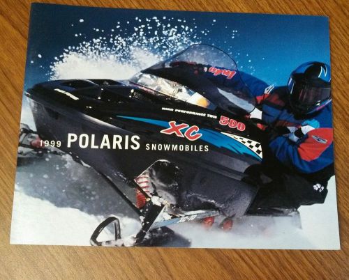 Nos 1999 polaris snowmobiles sales brochure  gen 2 xc sp rmk sks indy trail xcr