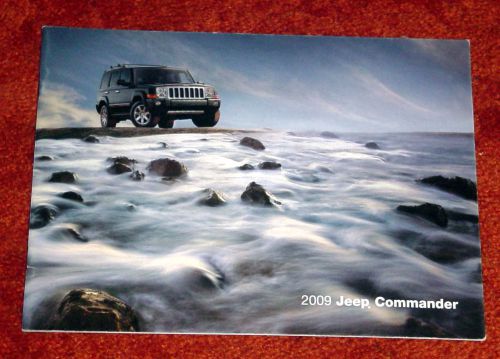 New 2009 jeep commander sport limited overland dealer brochure + free shipping
