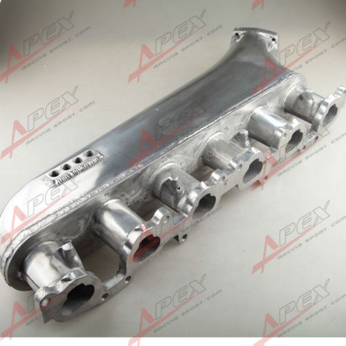 New polished aluminium air intake manifold for nissan prtrol 4.8l machined