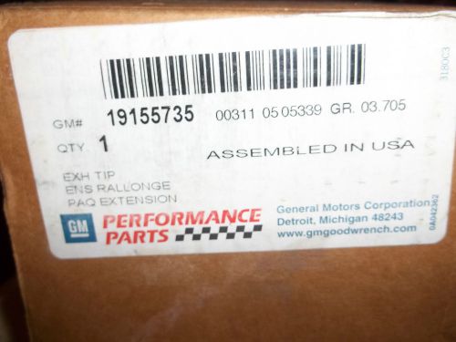 Gm performance parts exhaust tip 19155735