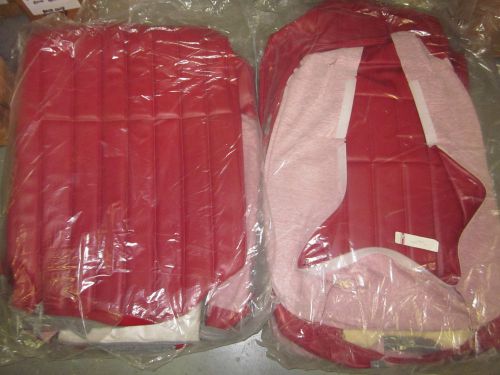 71-73 camaro red seat covers full set