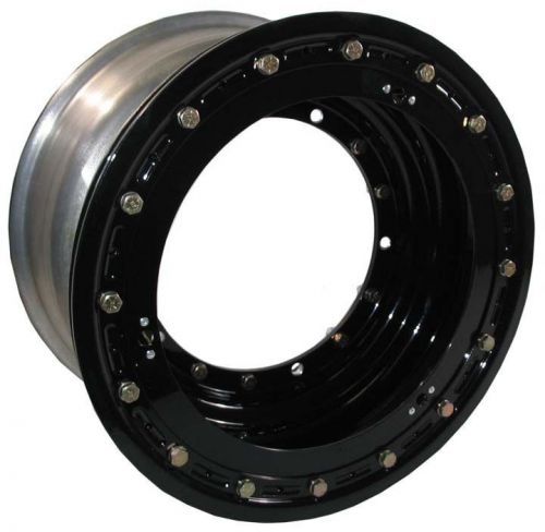 Keizer aluminum wheel,15 bolt,15x8&#034;,5&#034;,beadlock,sprint car,maxim,j&amp;j,xxx,black
