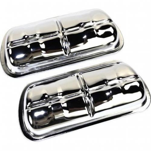 Empi new set of 2 valve covers chrome vw volkswagen beetle super rabbit 412 pair