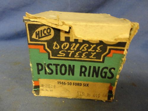 1946 - 1950 ford six piston rings - std size - nos