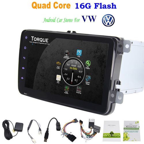1080p hd car stereo android 4.4 gps in-dash radio for vw passat touran tiguan cc