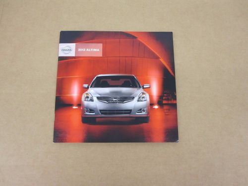 2012 nissan altima coupe sedan 2.5 s 3.5 sr sales brochure dealer catalog