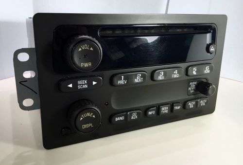 Chevy delco radio stereo deck cd player am &amp; fm 15104155