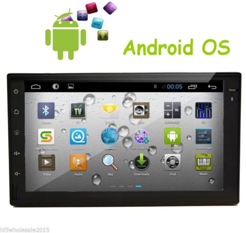 2din 7&#034; android4.4 kitkat gps navi car radio stereo no dvd player wifi-3g tablet