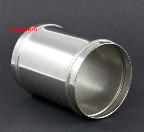 2.5&#034;od bov blow off turbo polished stainless steel charge pipe piping 4&#034; length