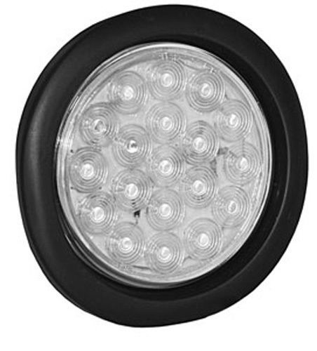Global industrial 4&#034; round clear strobe light