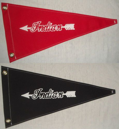 Indian vintage style motorcycle flag pennant boat memorabilia outboard motor new