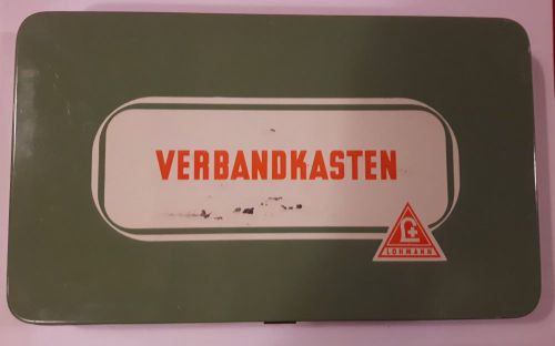 Lohmann first aid kit 1955 porsche 356 vw bug oval t1 bus mercedes bmw tin box