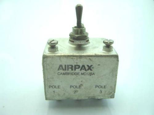 Airpax toggle switch  ap112-0539-1rc-51-123 50vdc 12a  3pole toggle switch