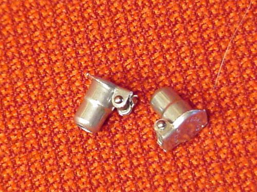 Generator oil cups metal 1/4&#034; hole fits delco remy