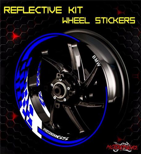 R 1200 gs wheel stickers label decals reflective 17 rim stripe tape motorcycle