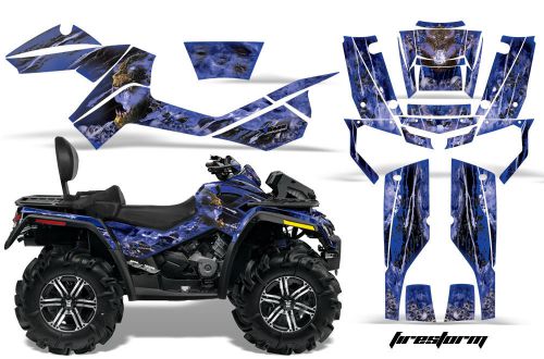 Amr racing atv graphic kit canam outlander max 500/800 decal sticker part fu